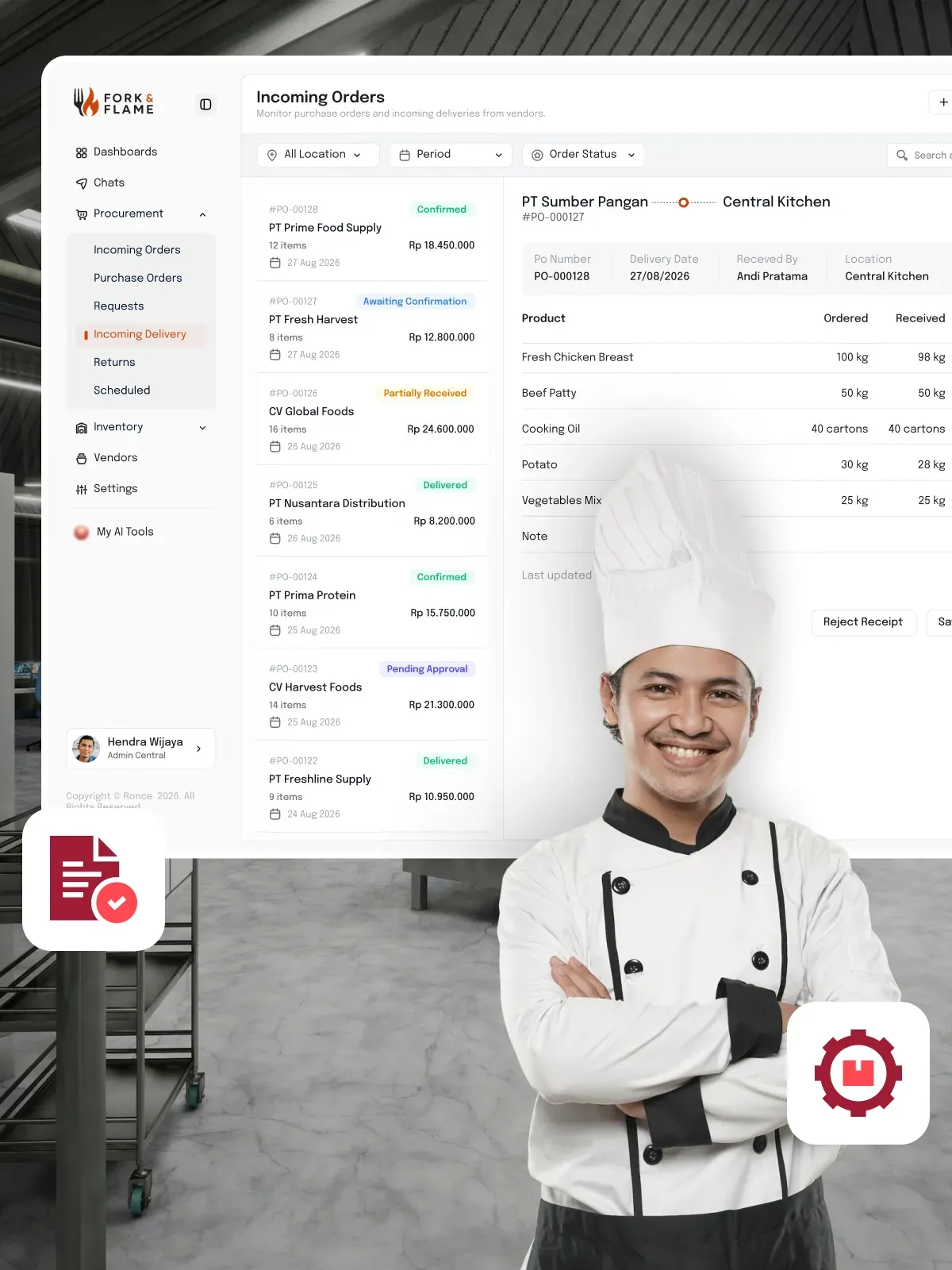 B2B Vendor Portal & Supply Chain Management