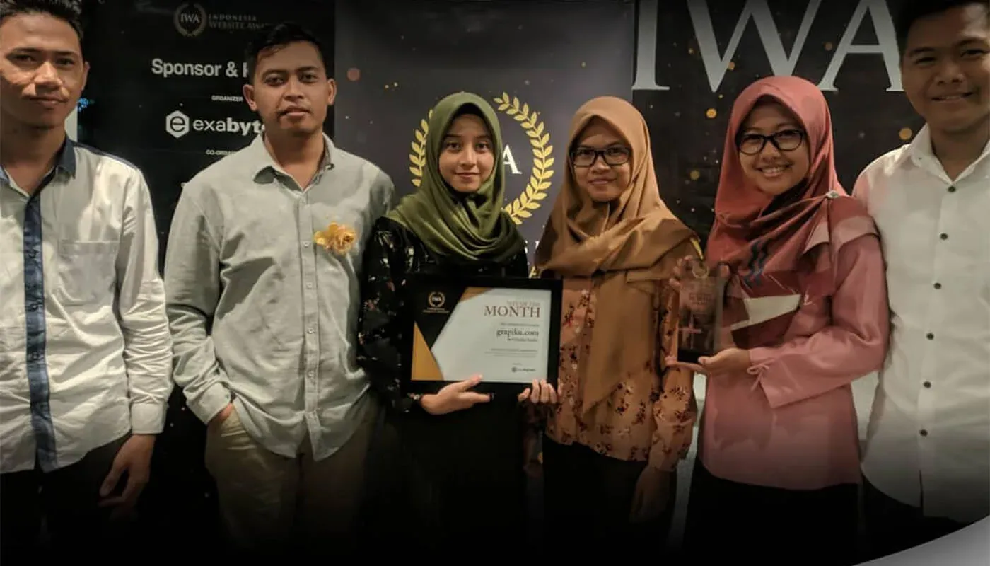 Grapiku Raih Gelar "Site of The Month" September 2018 di Ajang Indonesia Website Awards