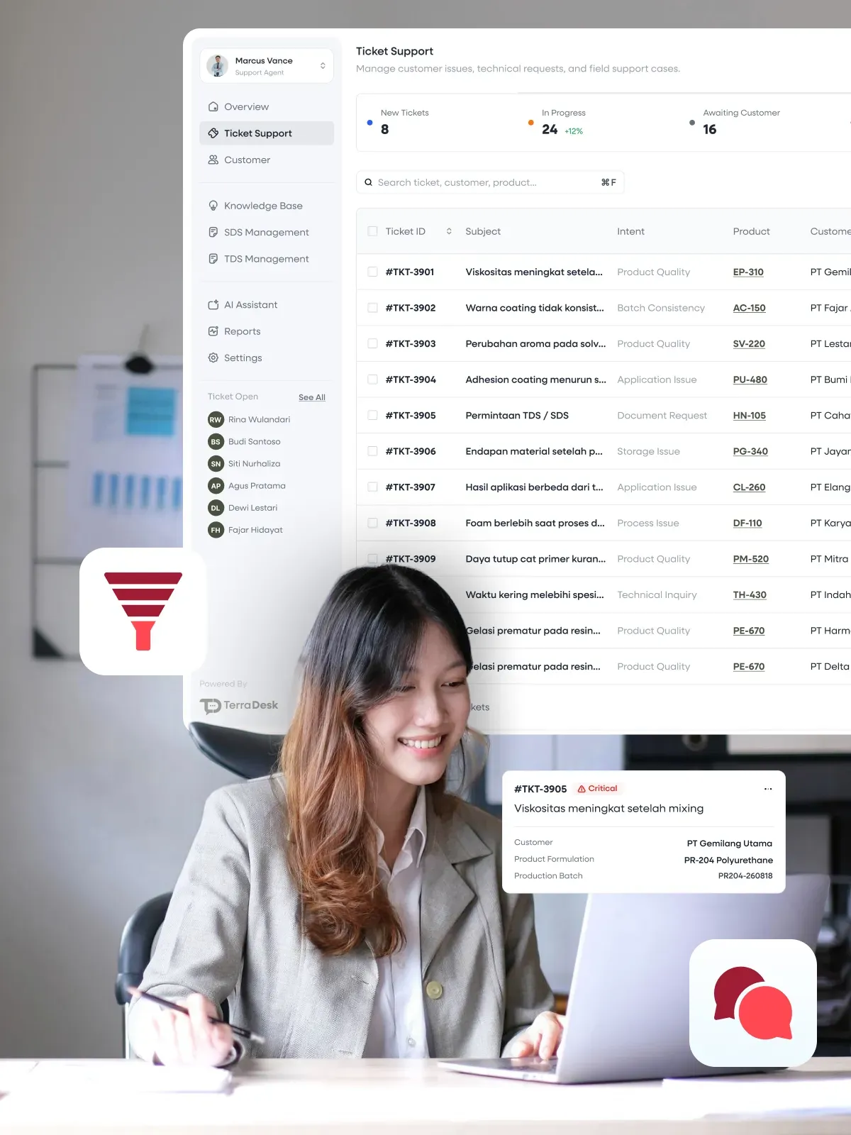 Platform Portal Klien & Tiket Bantuan Lapangan