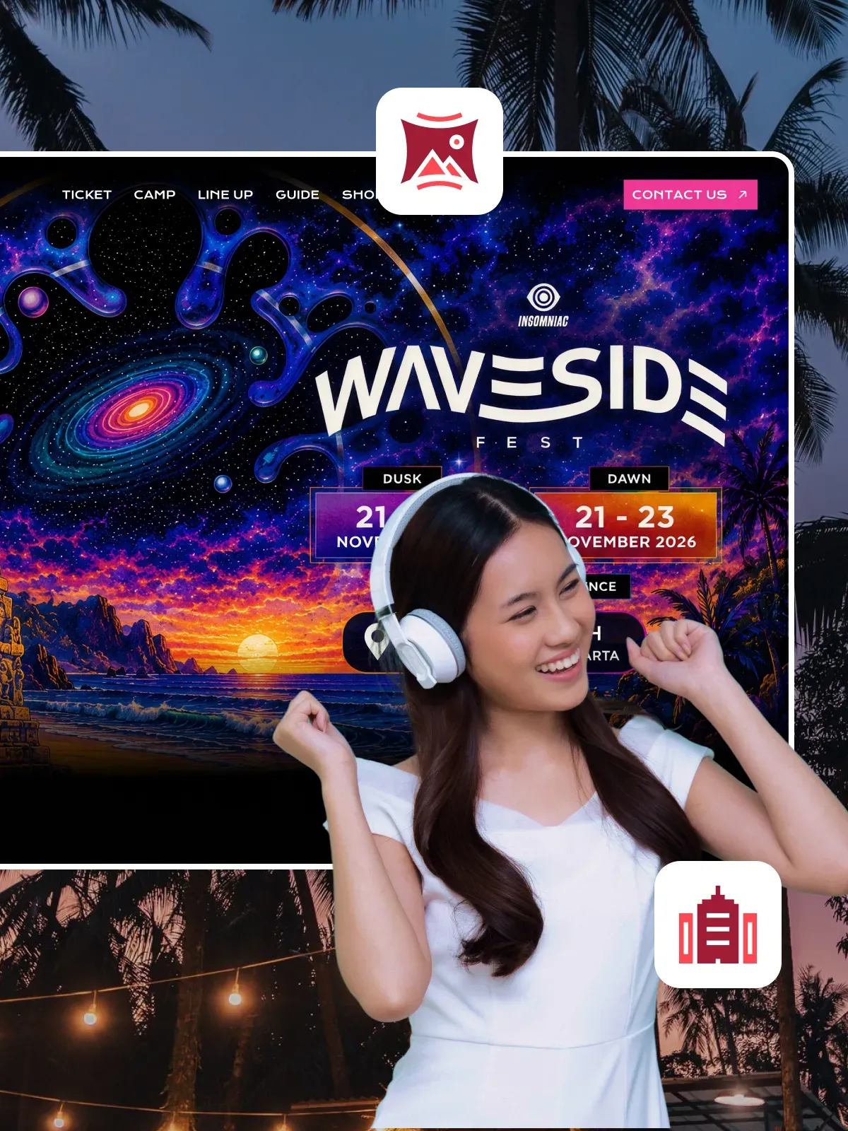 Website Perusahaan & Portofolio Kreatif Dinamis