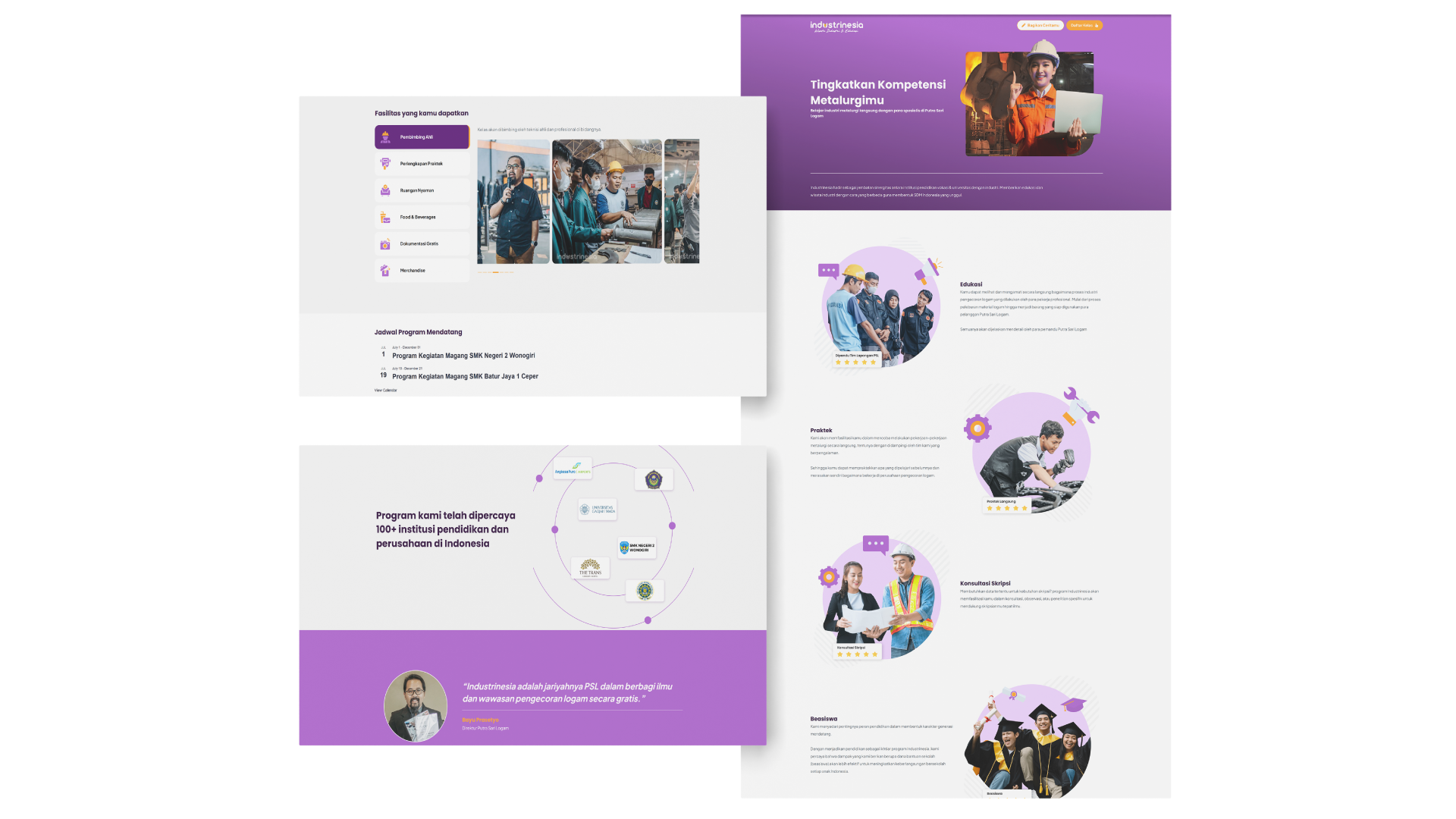 Company Profile Informasi Program CSR PSL Dalam 1 Website