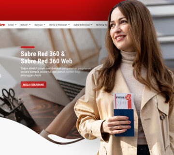 Tampilan Website Sabre