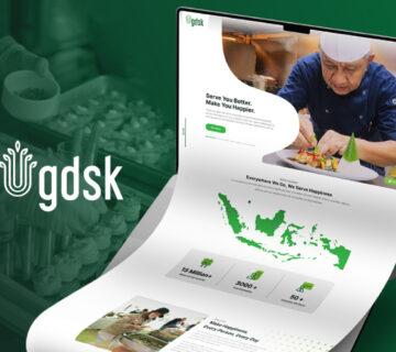 Pembuatan website GDSK - Website catering dan layanan fasilitas