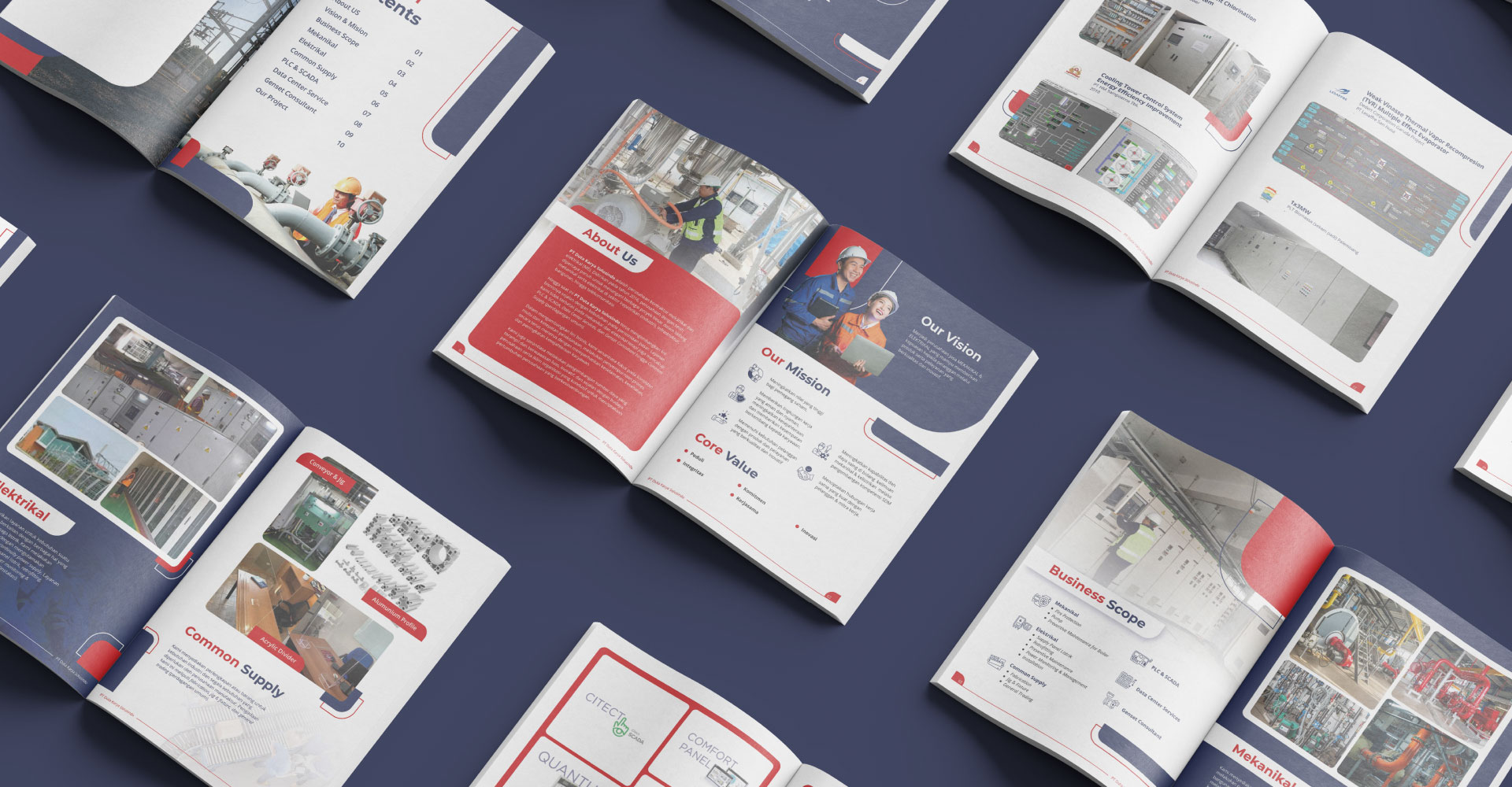 Mockup Company Profile PT Duta Karya Solusindo 2