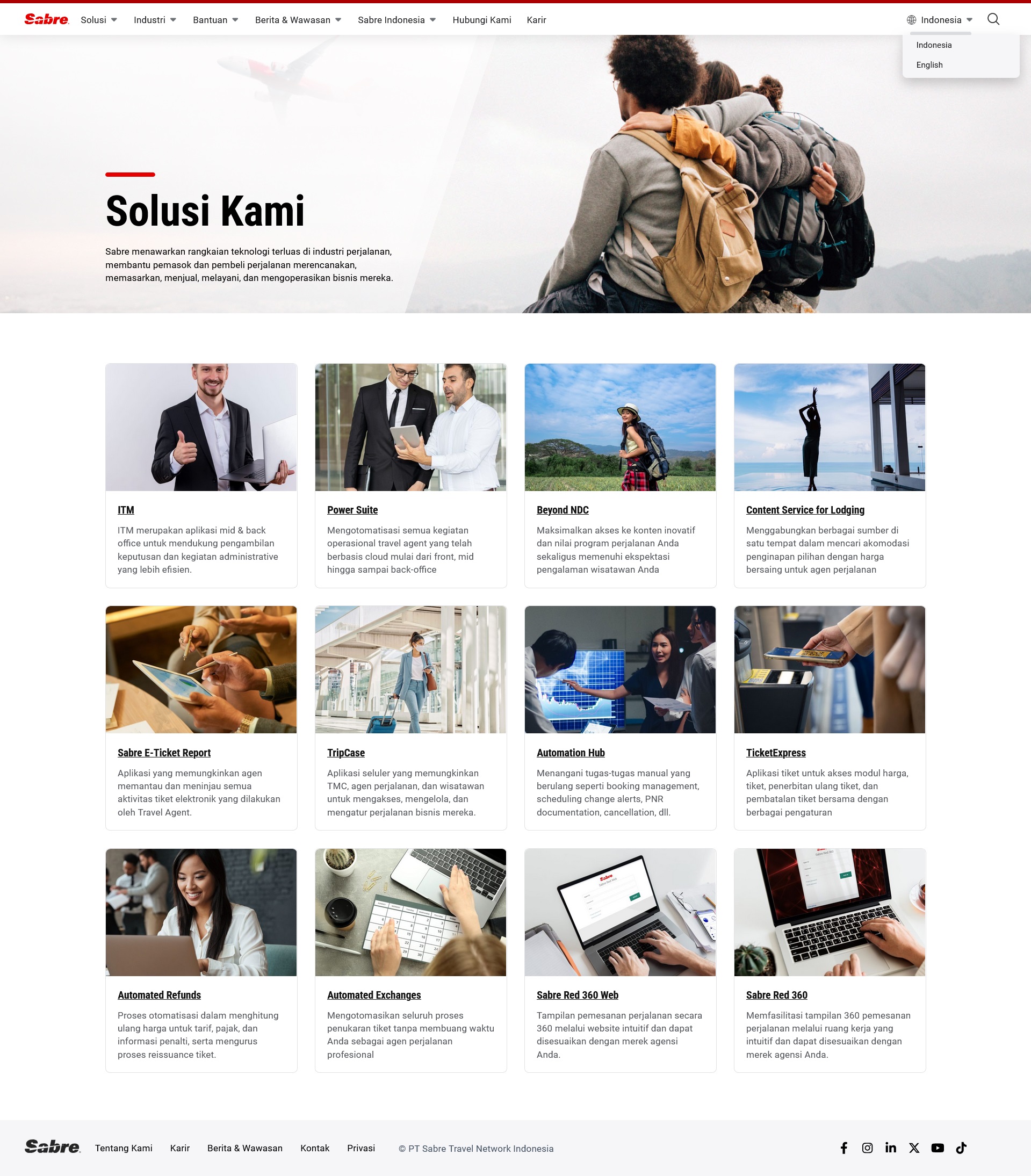 Company Profile Menampilkan Solusi Perjalanan yang Lengkap