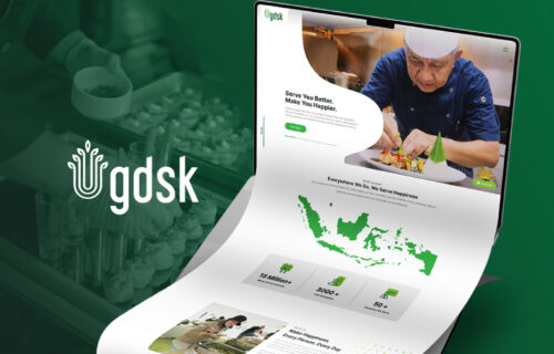 Pembuatan website GDSK - Website catering dan layanan fasilitas