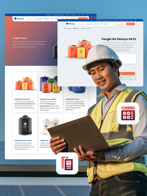 Jasa pembuatan website manufaktur katalog